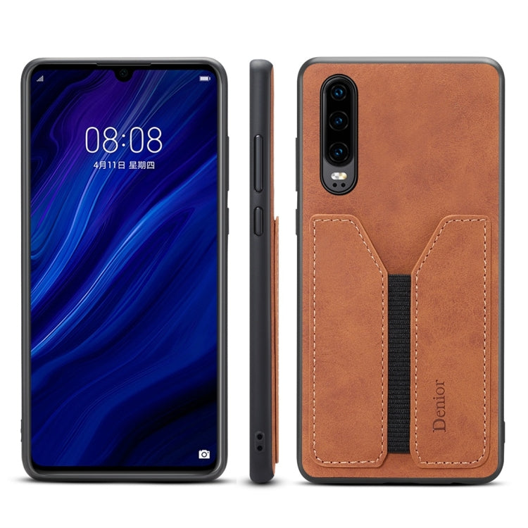 PU + TPU Protective Case with Card Slots for Huawei P30