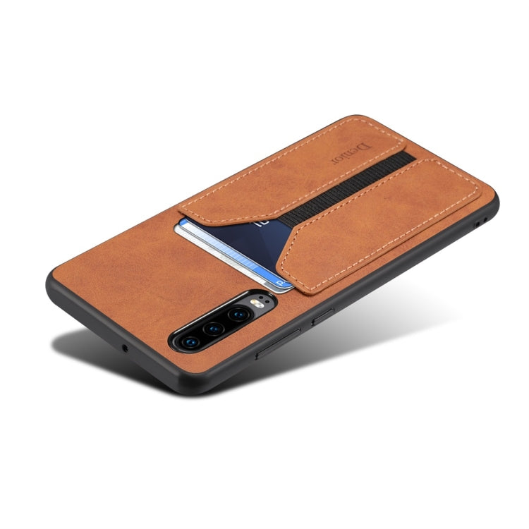 PU + TPU Protective Case with Card Slots for Huawei P30