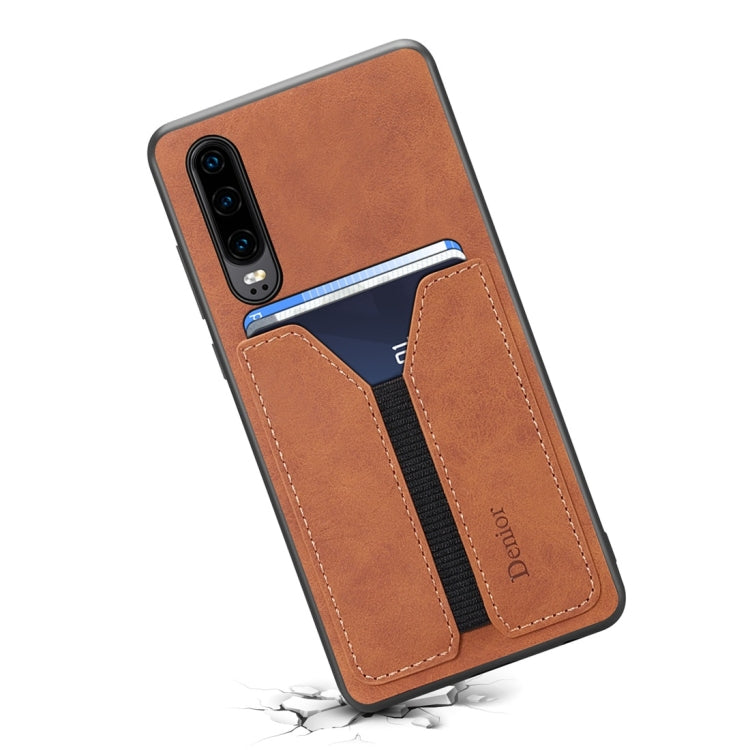 PU + TPU Protective Case with Card Slots for Huawei P30