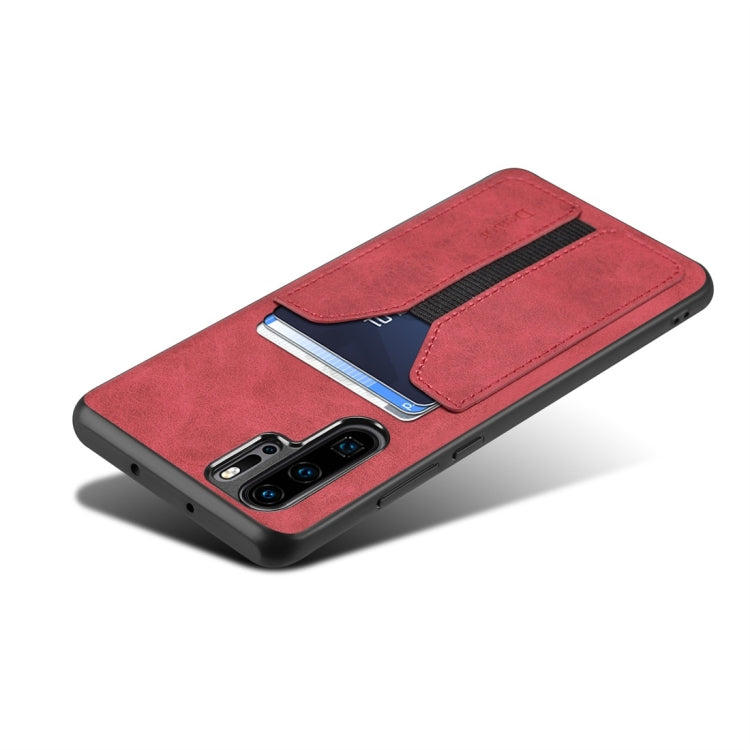 PU + TPU Protective Case with Card Slots for Huawei P30 Pro