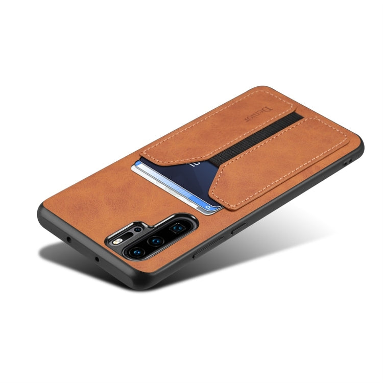 PU + TPU Protective Case with Card Slots for Huawei P30 Pro