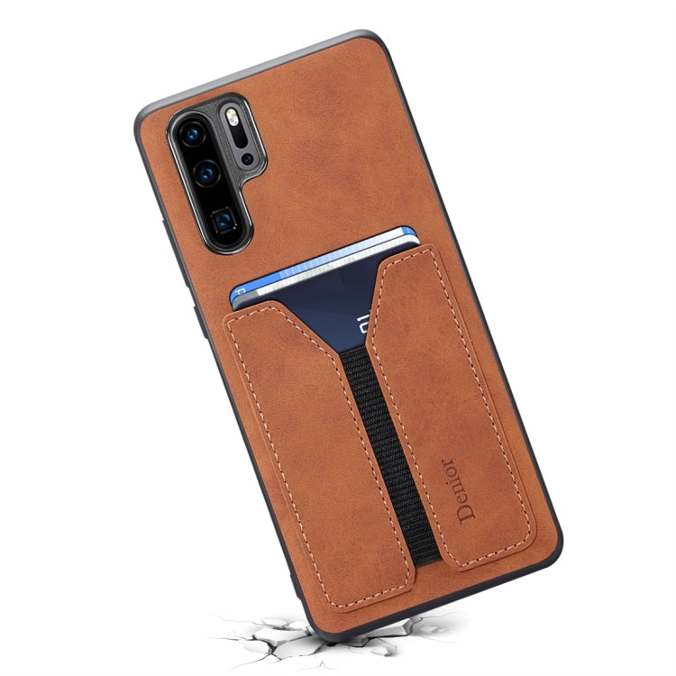PU + TPU Protective Case with Card Slots for Huawei P30 Pro