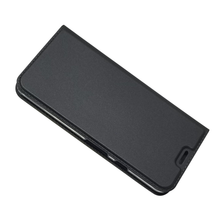 Electric Pressed Plain Texture Ultra-thin Magnetic Suction TPU + PU Leather Case with Holder & Card Slot For Google Pixel 3A XL