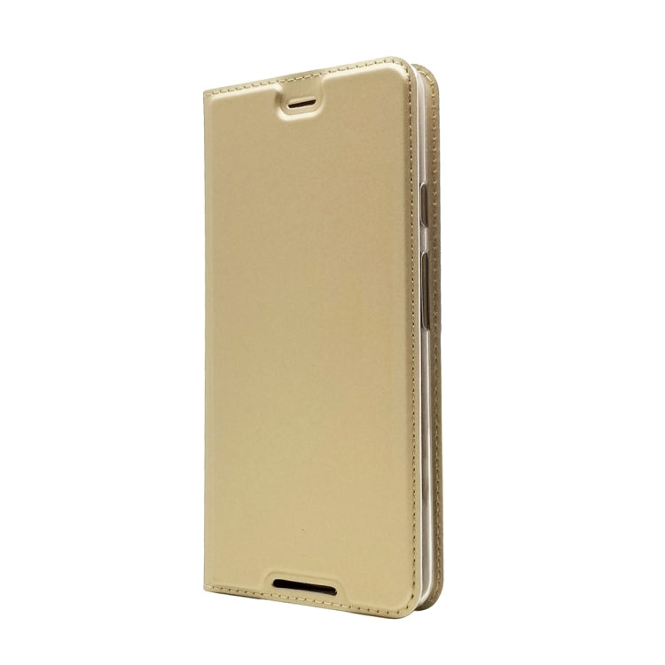 Electric Pressed Plain Texture Ultra-thin Magnetic Suction TPU + PU Leather Case with Holder & Card Slot For Google Pixel 3 XL