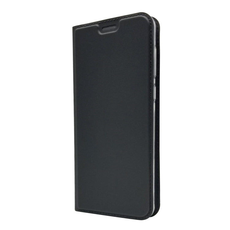Electric Pressed Plain Texture Ultra-thin Magnetic Suction TPU + PU Leather Case with Holder & Card Slot For ASUS Zenfone Max Pro (M1) ZB601KL ZB602K