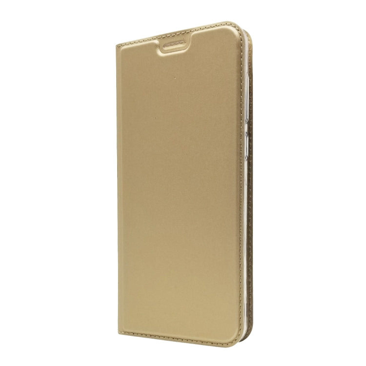 Electric Pressed Plain Texture Ultra-thin Magnetic Suction TPU + PU Leather Case with Holder & Card Slot For ASUS Zenfone Max Pro (M1) ZB601KL ZB602K