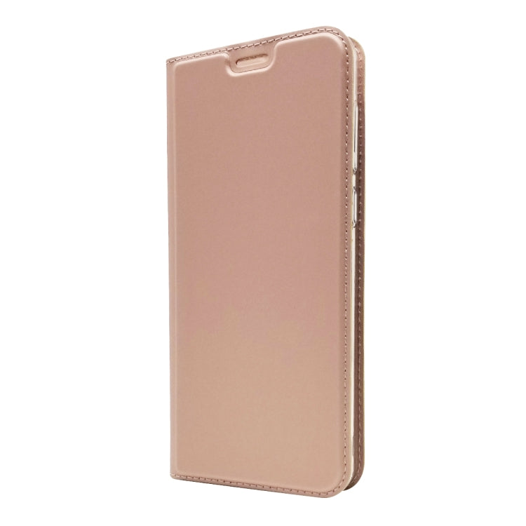 Electric Pressed Plain Texture Ultra-thin Magnetic Suction TPU + PU Leather Case with Holder & Card Slot For ASUS Zenfone Max Pro (M1) ZB601KL ZB602K