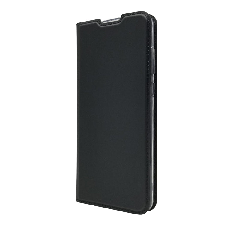 Electric Pressed Plain Texture Ultra-thin Magnetic Suction TPU + PU Leather Case with Holder & Card Slot For ASUS Zenfone Max Pro (M2) ZB631KL