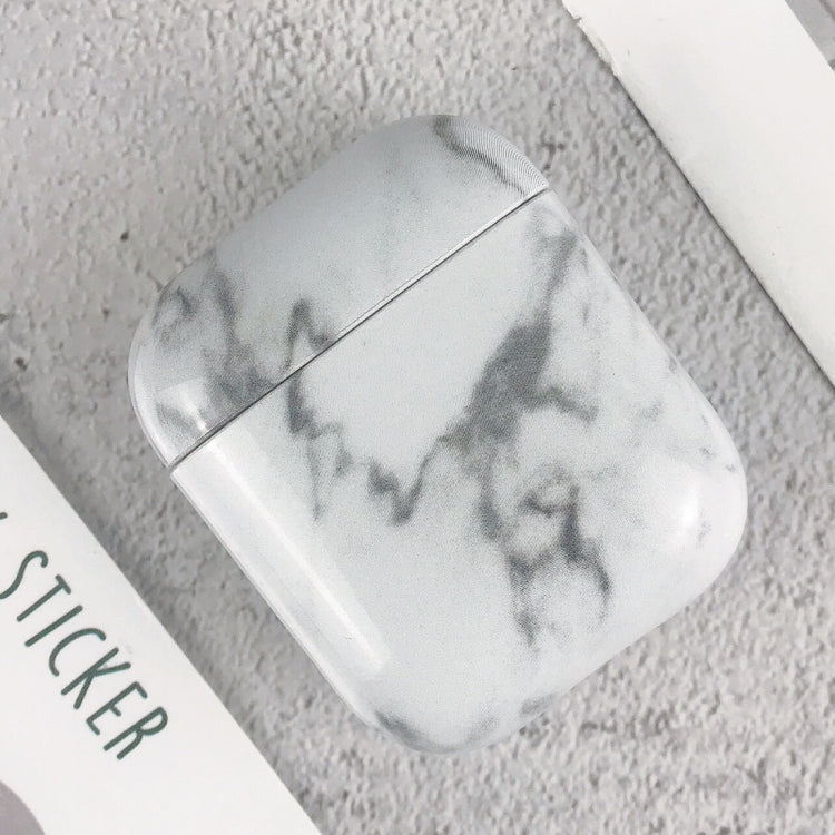 PC Water Decal Marble Ripple Texture Earphone Protective Case for Airpods