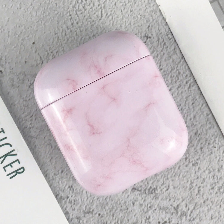 PC Water Decal Marble Ripple Texture Earphone Protective Case for Airpods