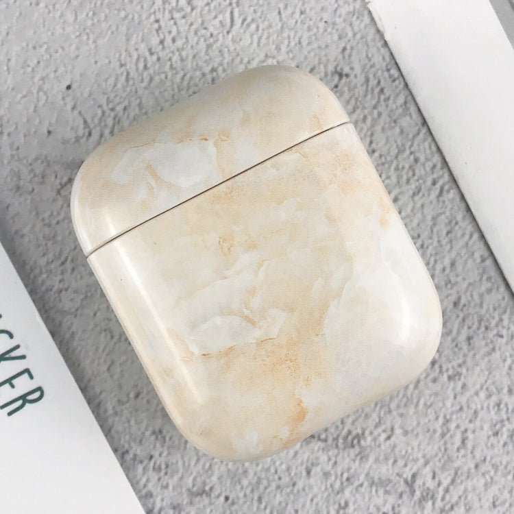 PC Water Decal Marble Ripple Texture Earphone Protective Case for Airpods