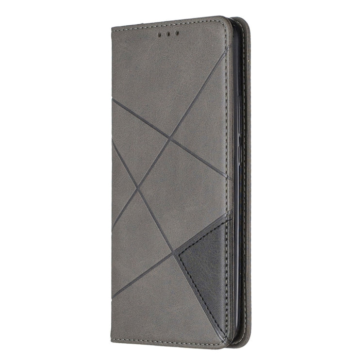 Rhombus Texture Horizontal Flip Magnetic Leather Case with Holder & Card Slots For Huawei P Smart Z / Y9 Prime (2019)