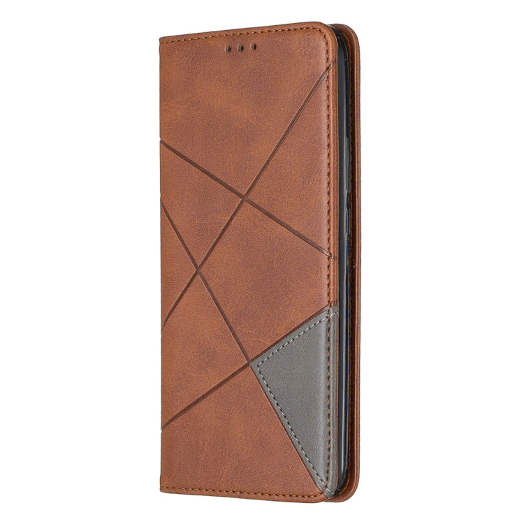 Rhombus Texture Horizontal Flip Magnetic Leather Case with Holder & Card Slots For Huawei P Smart Z / Y9 Prime (2019)