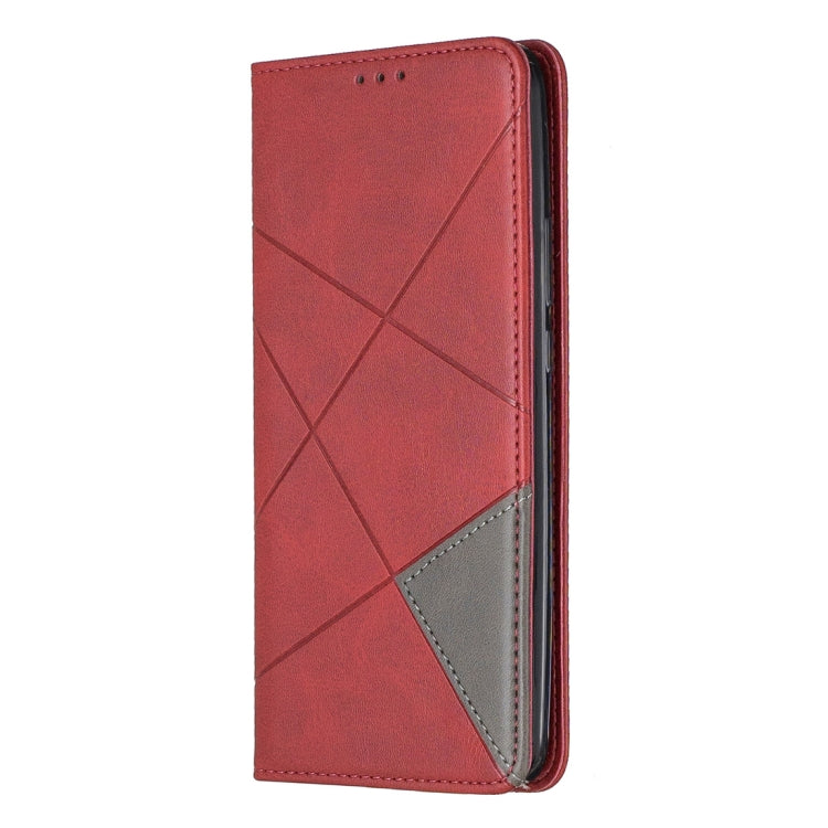 Rhombus Texture Horizontal Flip Magnetic Leather Case with Holder & Card Slots For Huawei P Smart Z / Y9 Prime (2019)