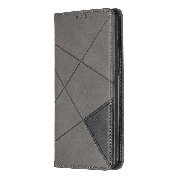 Rhombus Texture Horizontal Flip Magnetic Leather Case with Holder & Card Slots For Huawei P Smart 2019 / Honor 10 Lite