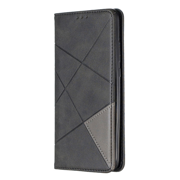 Rhombus Texture Horizontal Flip Magnetic Leather Case with Holder & Card Slots For Huawei P Smart 2019 / Honor 10 Lite