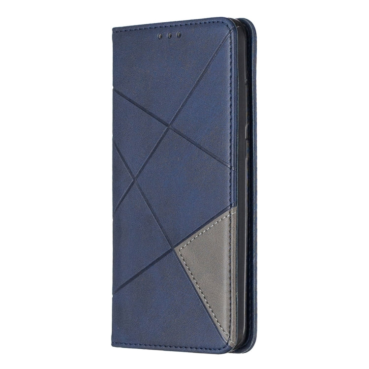 Rhombus Texture Horizontal Flip Magnetic Leather Case with Holder & Card Slots For Huawei P Smart 2019 / Honor 10 Lite