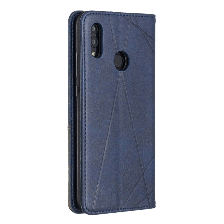 Rhombus Texture Horizontal Flip Magnetic Leather Case with Holder & Card Slots For Huawei P Smart 2019 / Honor 10 Lite