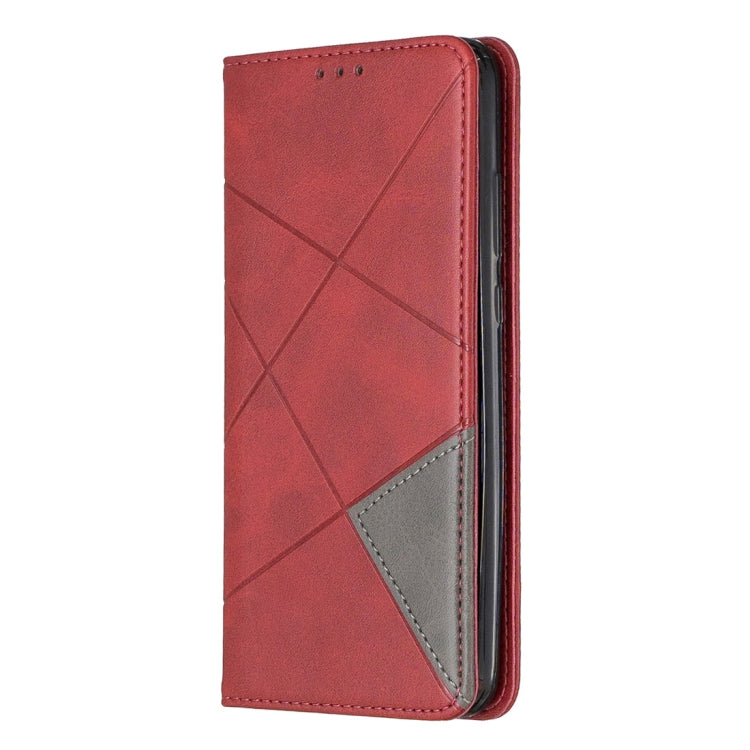 Rhombus Texture Horizontal Flip Magnetic Leather Case with Holder & Card Slots For Huawei P Smart+ 2019 / Honor 10i (Honor 20 lite)
