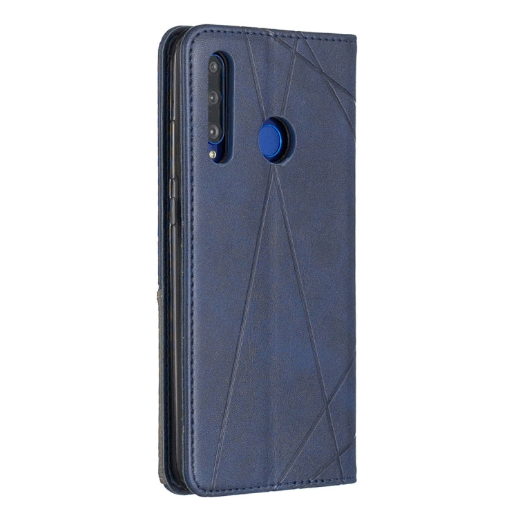 Rhombus Texture Horizontal Flip Magnetic Leather Case with Holder & Card Slots For Huawei P Smart+ 2019 / Honor 10i (Honor 20 lite)