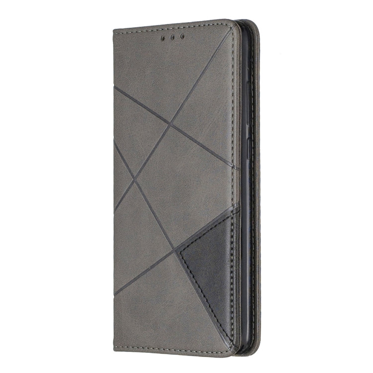 Rhombus Texture Horizontal Flip Magnetic Leather Case with Holder & Card Slots For Huawei P30