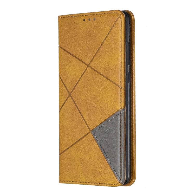 Rhombus Texture Horizontal Flip Magnetic Leather Case with Holder & Card Slots For Huawei P30