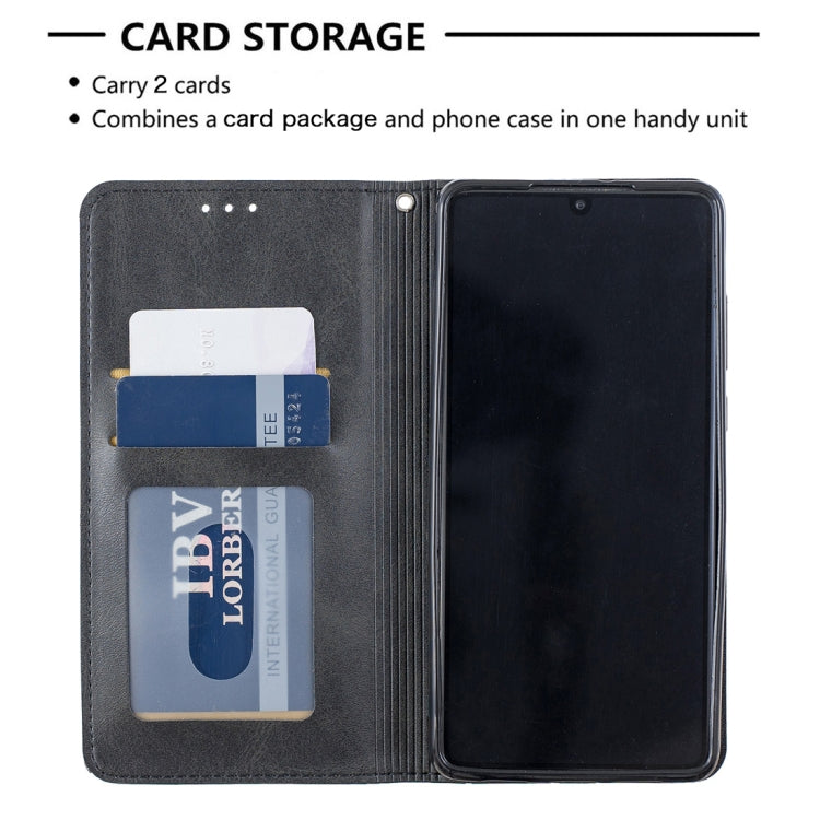 Rhombus Texture Horizontal Flip Magnetic Leather Case with Holder & Card Slots For Huawei P30