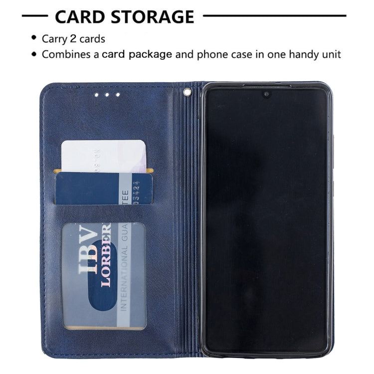 Rhombus Texture Horizontal Flip Magnetic Leather Case with Holder & Card Slots For Huawei P30