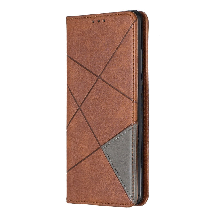 Rhombus Texture Horizontal Flip Magnetic Leather Case with Holder & Card Slots For Huawei P30 Pro