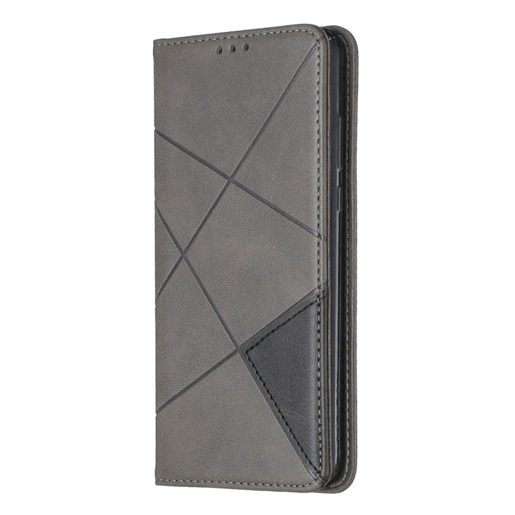Rhombus Texture Horizontal Flip Magnetic Leather Case with Holder & Card Slots For Huawei P30 lite / nova 4e