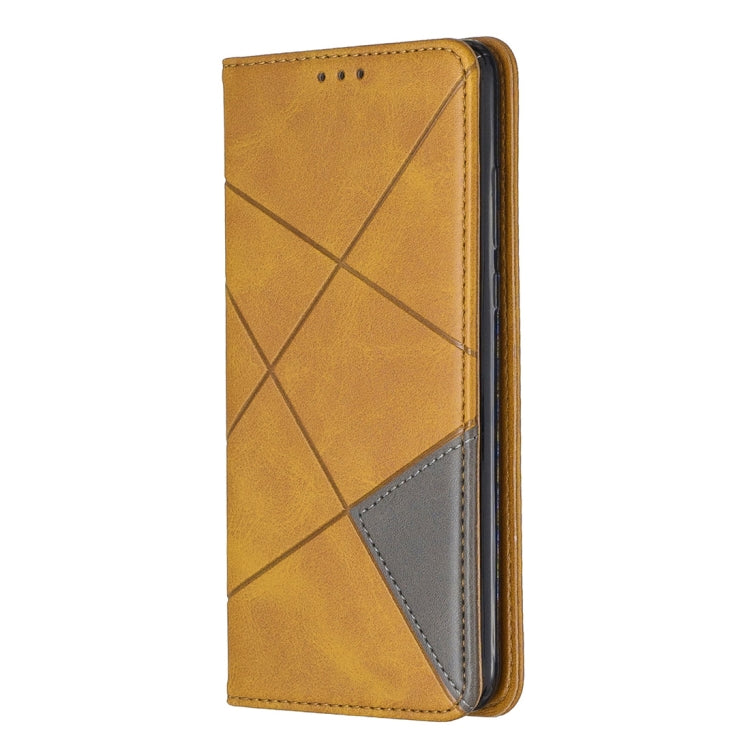 Rhombus Texture Horizontal Flip Magnetic Leather Case with Holder & Card Slots For Huawei P30 lite / nova 4e