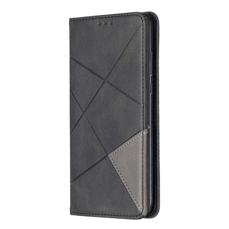 Rhombus Texture Horizontal Flip Magnetic Leather Case with Holder & Card Slots For Huawei P30 lite / nova 4e