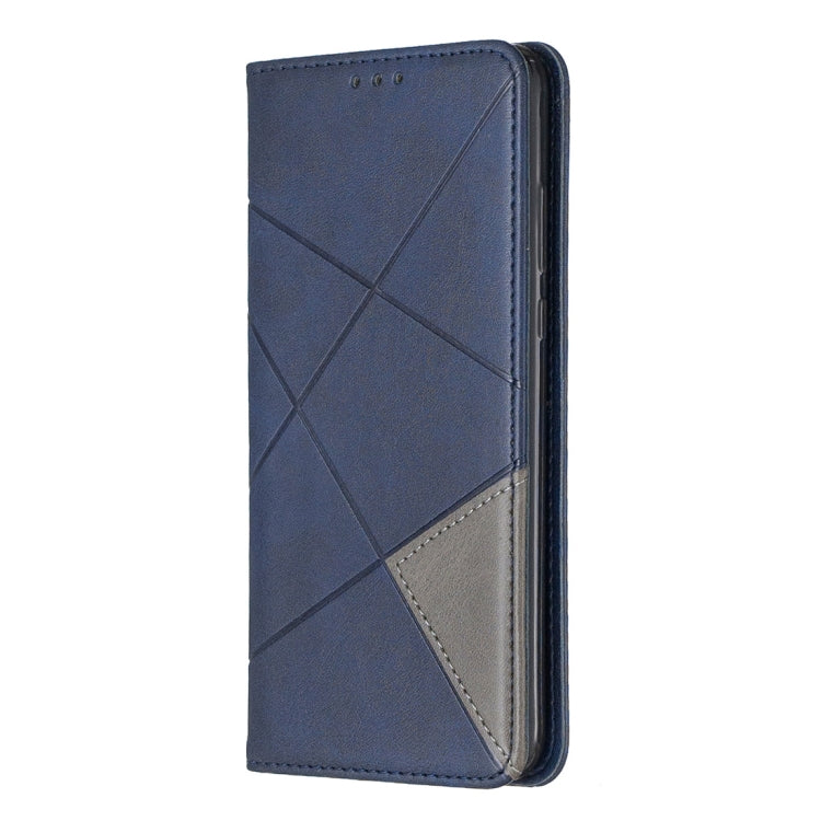 Rhombus Texture Horizontal Flip Magnetic Leather Case with Holder & Card Slots For Huawei P30 lite / nova 4e