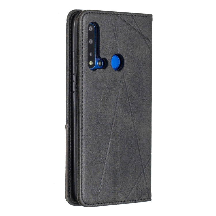 Rhombus Texture Horizontal Flip Magnetic Leather Case with Holder & Card Slots For Huawei P20 lite (2019) / nova 5i