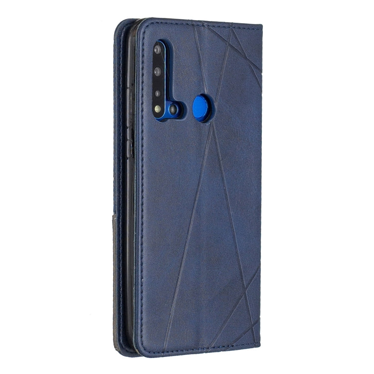 Rhombus Texture Horizontal Flip Magnetic Leather Case with Holder & Card Slots For Huawei P20 lite (2019) / nova 5i