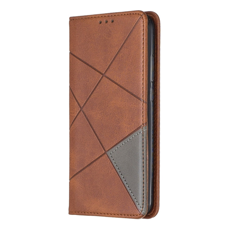 Rhombus Texture Horizontal Flip Magnetic Leather Case with Holder & Card Slots For Huawei P20 lite / nova 3e