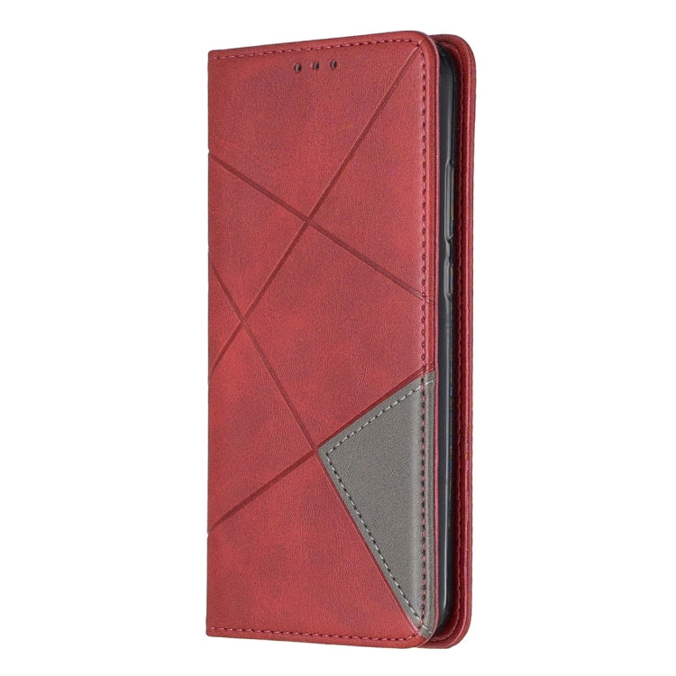 Rhombus Texture Horizontal Flip Magnetic Leather Case with Holder & Card Slots For Huawei P20 lite / nova 3e