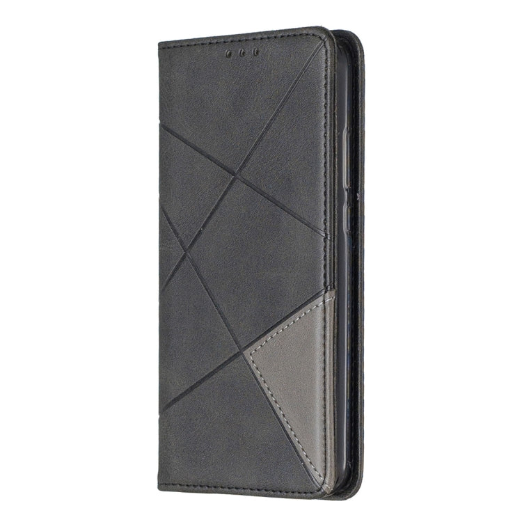 Rhombus Texture Horizontal Flip Magnetic Leather Case with Holder & Card Slots For Huawei P20 lite / nova 3e