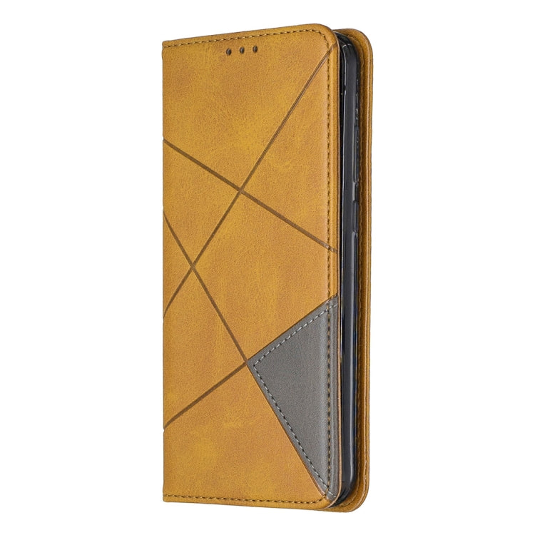 Rhombus Texture Horizontal Flip Magnetic Leather Case with Holder & Card Slots For Huawei Y6 (2019) / Honor Play 8A