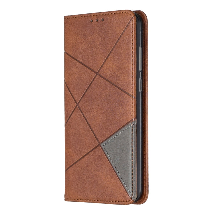 Rhombus Texture Horizontal Flip Magnetic Leather Case with Holder & Card Slots For Huawei Honor 7A / Y6 (2018)