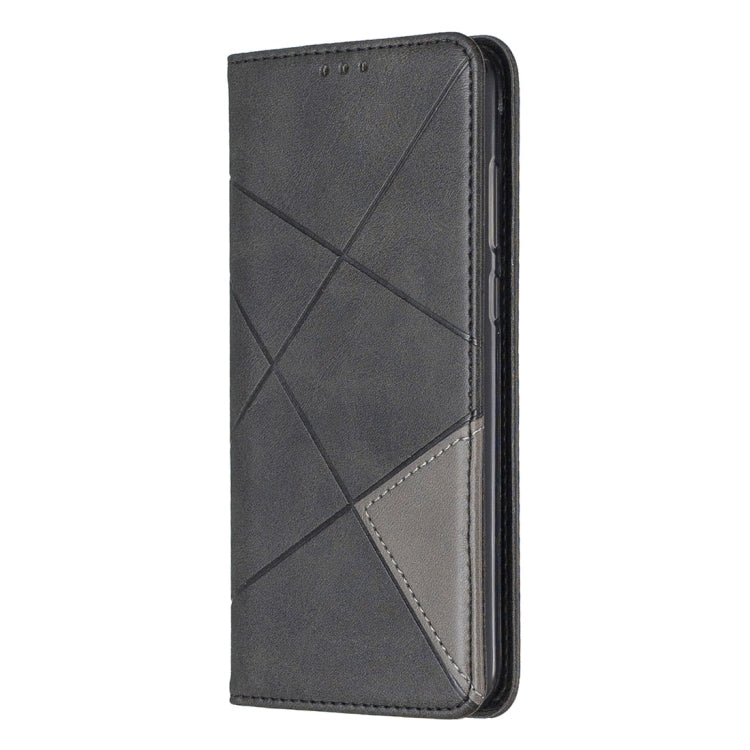 Rhombus Texture Horizontal Flip Magnetic Leather Case with Holder & Card Slots For Huawei Honor 7A / Y6 (2018)