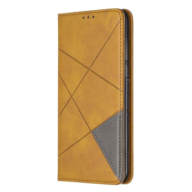 Rhombus Texture Horizontal Flip Magnetic Leather Case with Holder & Card Slots For Huawei Honor 7C / Y7 (2018)