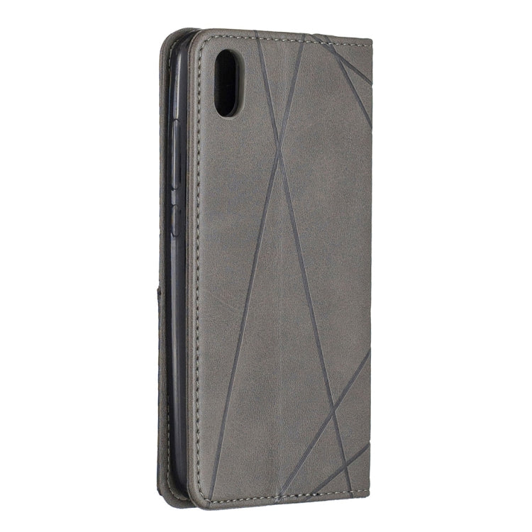 Rhombus Texture Horizontal Flip Magnetic Leather Case with Holder & Card Slots For Xiaomi Redmi 7A