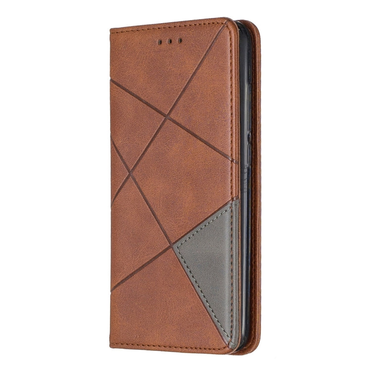 Rhombus Texture Horizontal Flip Magnetic Leather Case with Holder & Card Slots For Xiaomi Redmi 7A