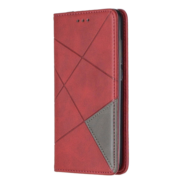 Rhombus Texture Horizontal Flip Magnetic Leather Case with Holder & Card Slots For Xiaomi Redmi 7A