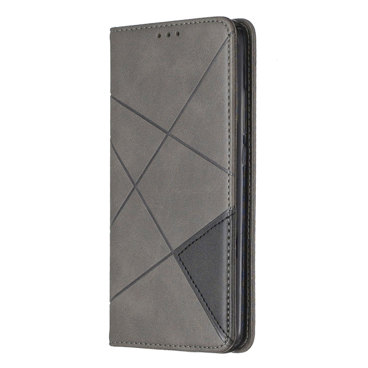 Rhombus Texture Horizontal Flip Magnetic Leather Case with Holder & Card Slots For Xiaomi Redmi 7