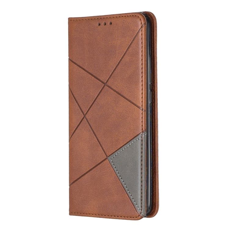 Rhombus Texture Horizontal Flip Magnetic Leather Case with Holder & Card Slots For Xiaomi Redmi 7