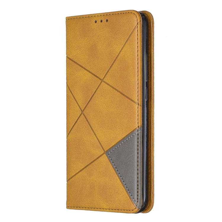 Rhombus Texture Horizontal Flip Magnetic Leather Case with Holder & Card Slots For Xiaomi Redmi 7