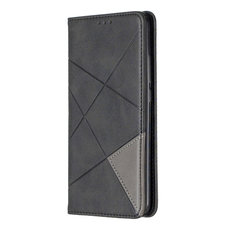 Rhombus Texture Horizontal Flip Magnetic Leather Case with Holder & Card Slots For Xiaomi Redmi 7