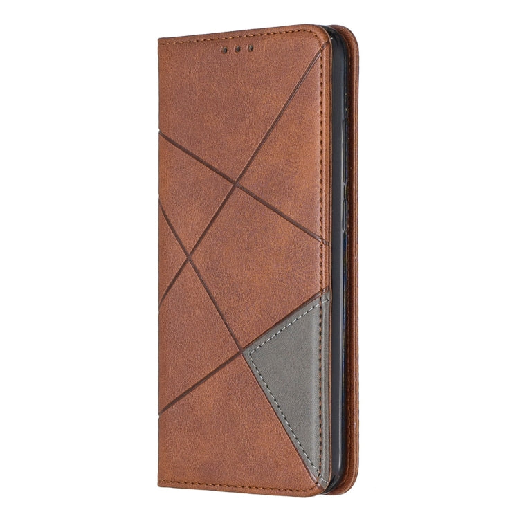 Rhombus Texture Horizontal Flip Magnetic Leather Case with Holder & Card Slots For Xiaomi Redmi Note 7